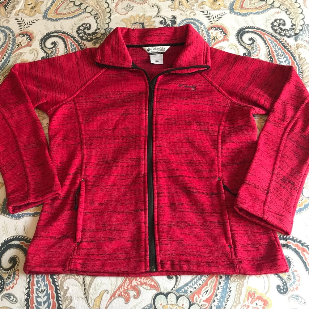 Columbia full zip sweater jacket
